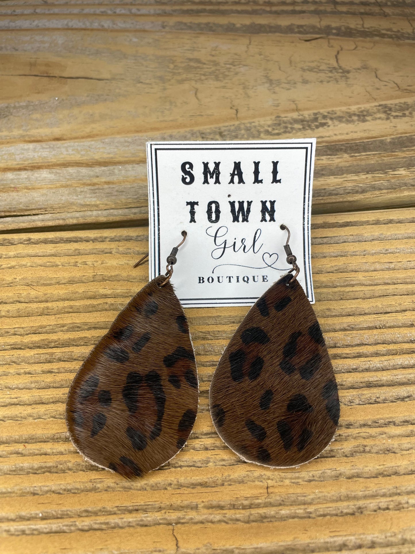 Dark Leopard Earrings