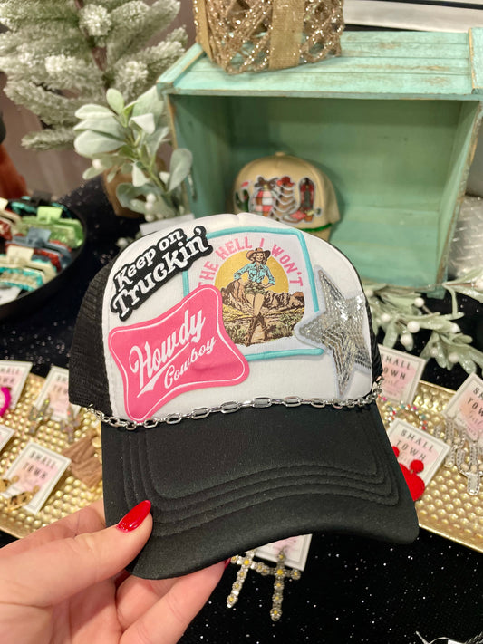 John Wayne Themed Trucker Hat