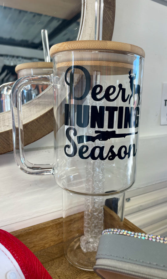 Hunting Season Glass Tumbler