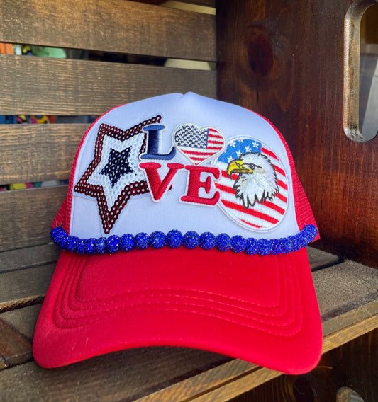 Love America Trucker Hat