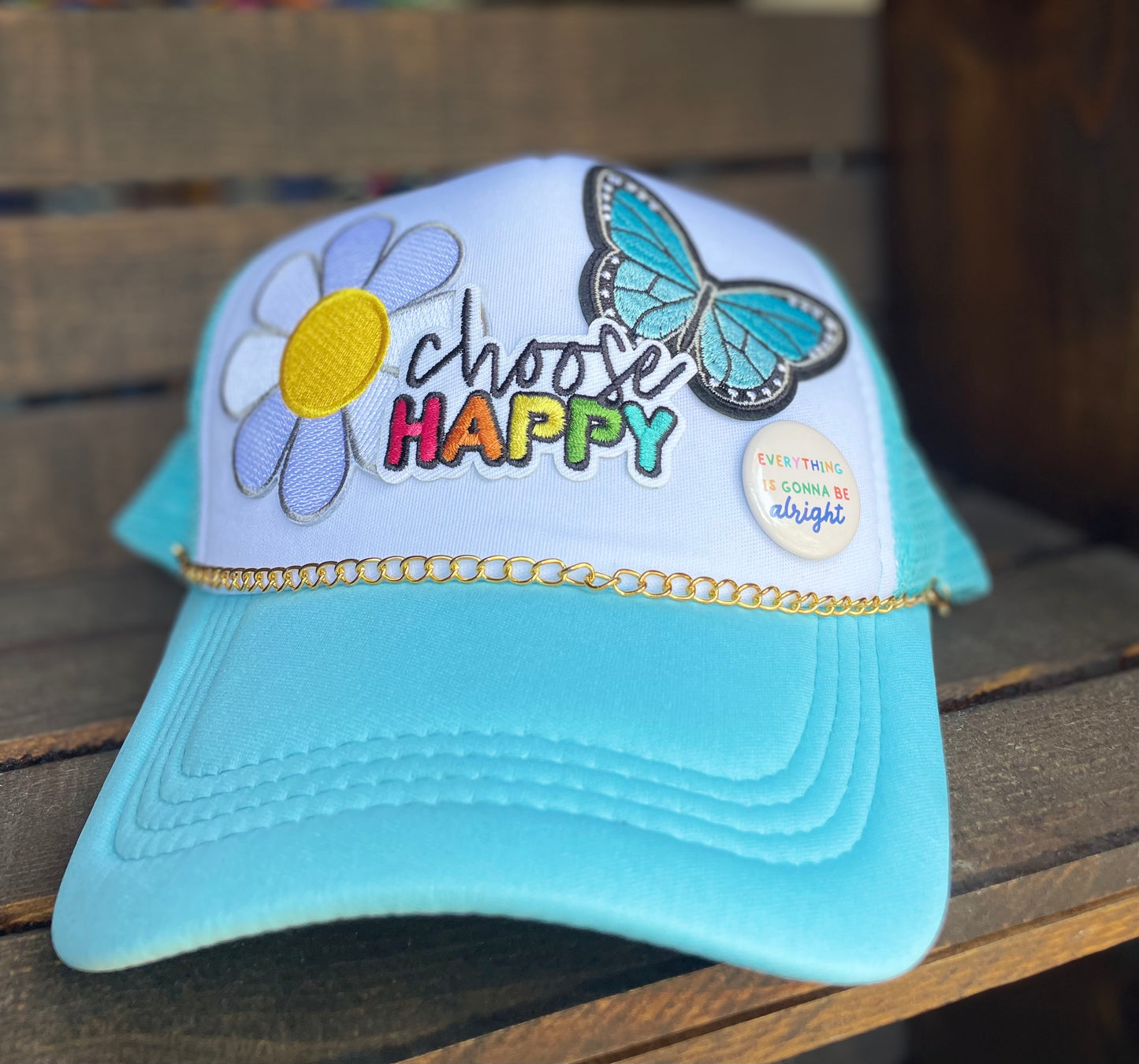 Choose Happy Trucker Hat