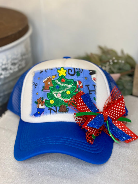 Blue Christmas Hat