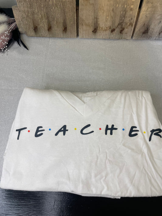 V-Neck Teacher Tee