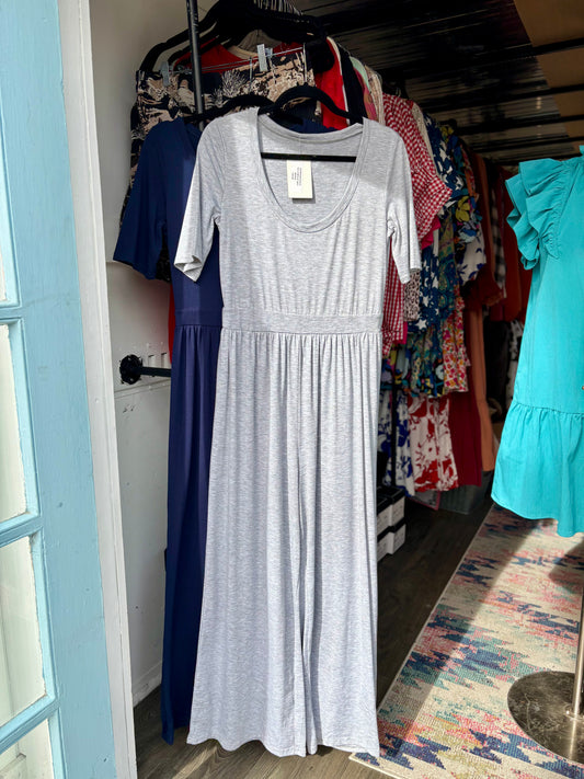 Grey Comfy Romper
