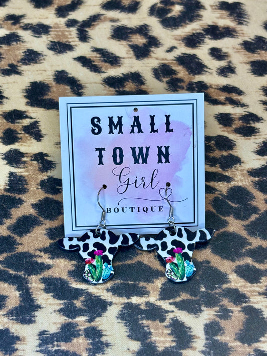 Crazy Heifer Earrings