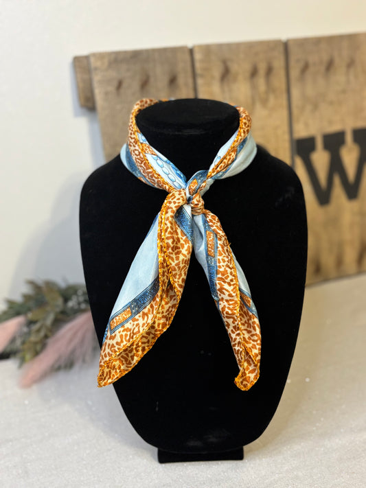 The Classy Leopard Small Wild Rag