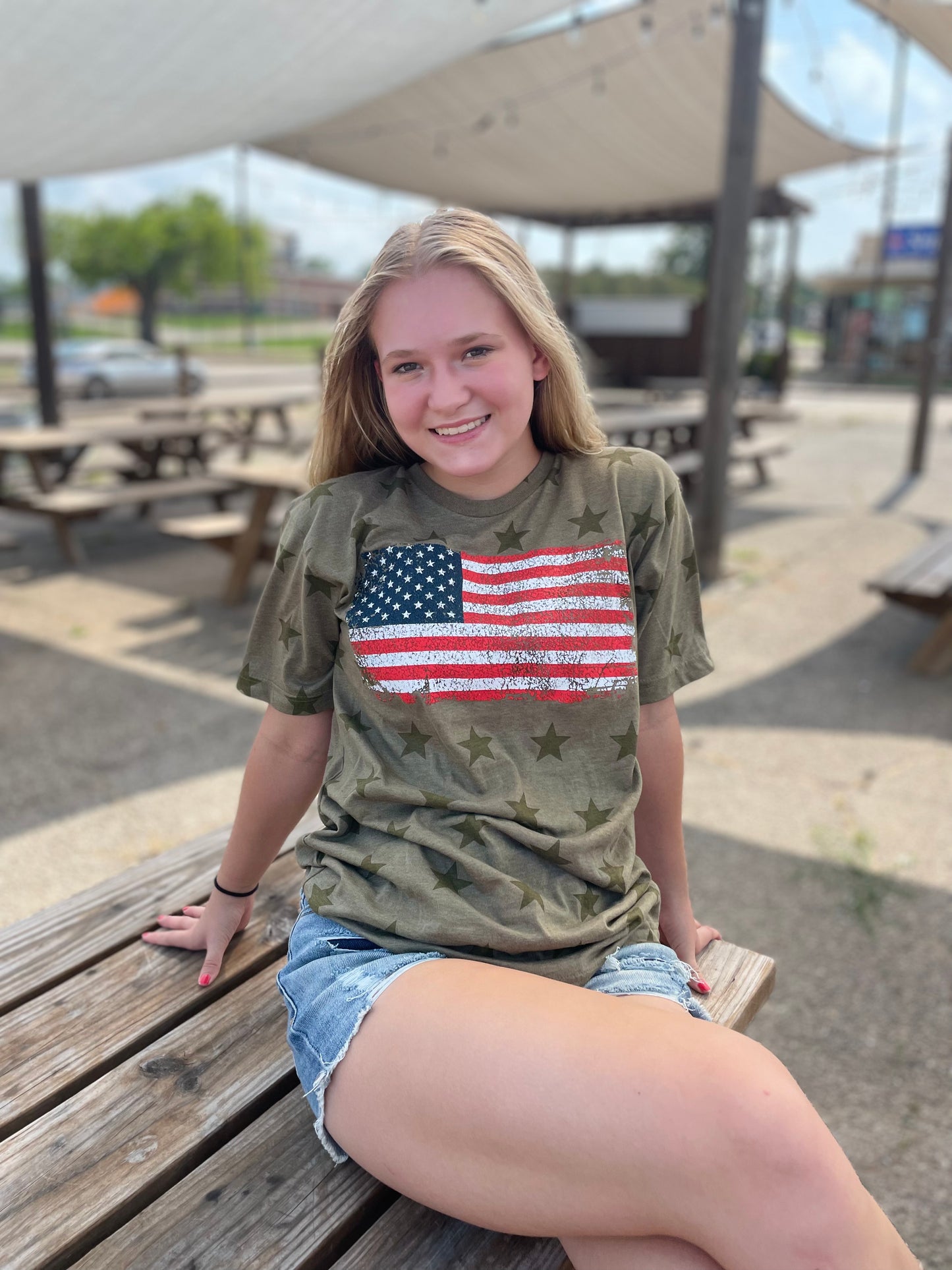 American Flag Tee