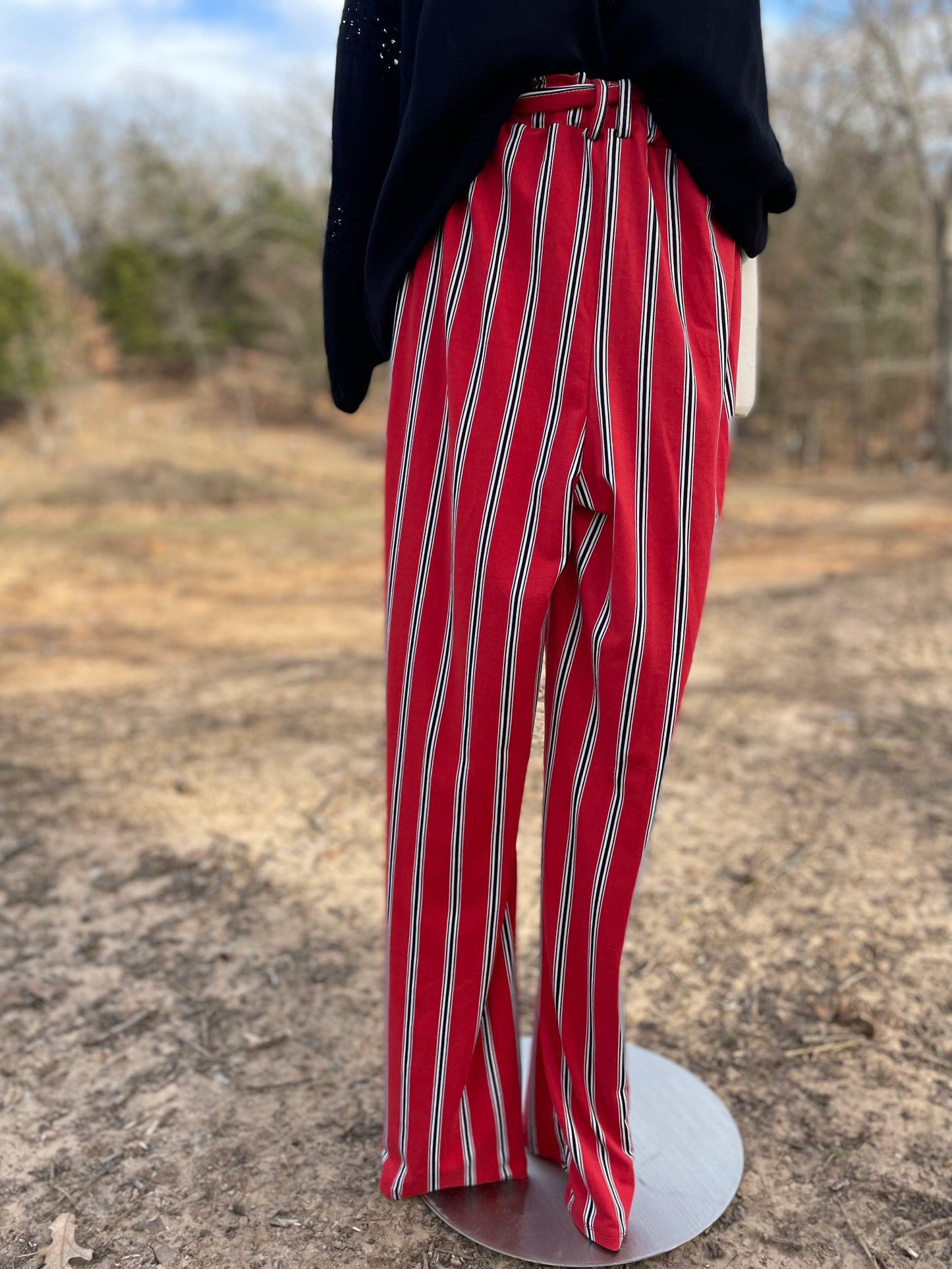 Red Stripped pants