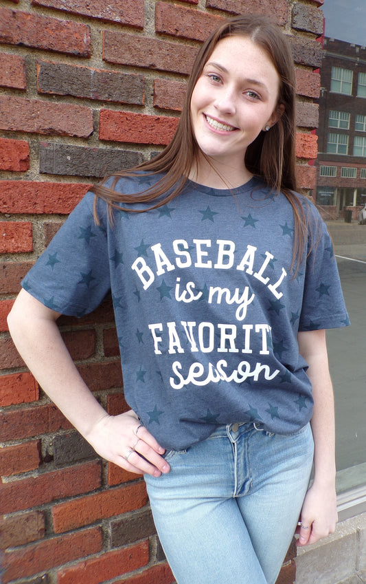 Baseball is my Favorite Season Tee