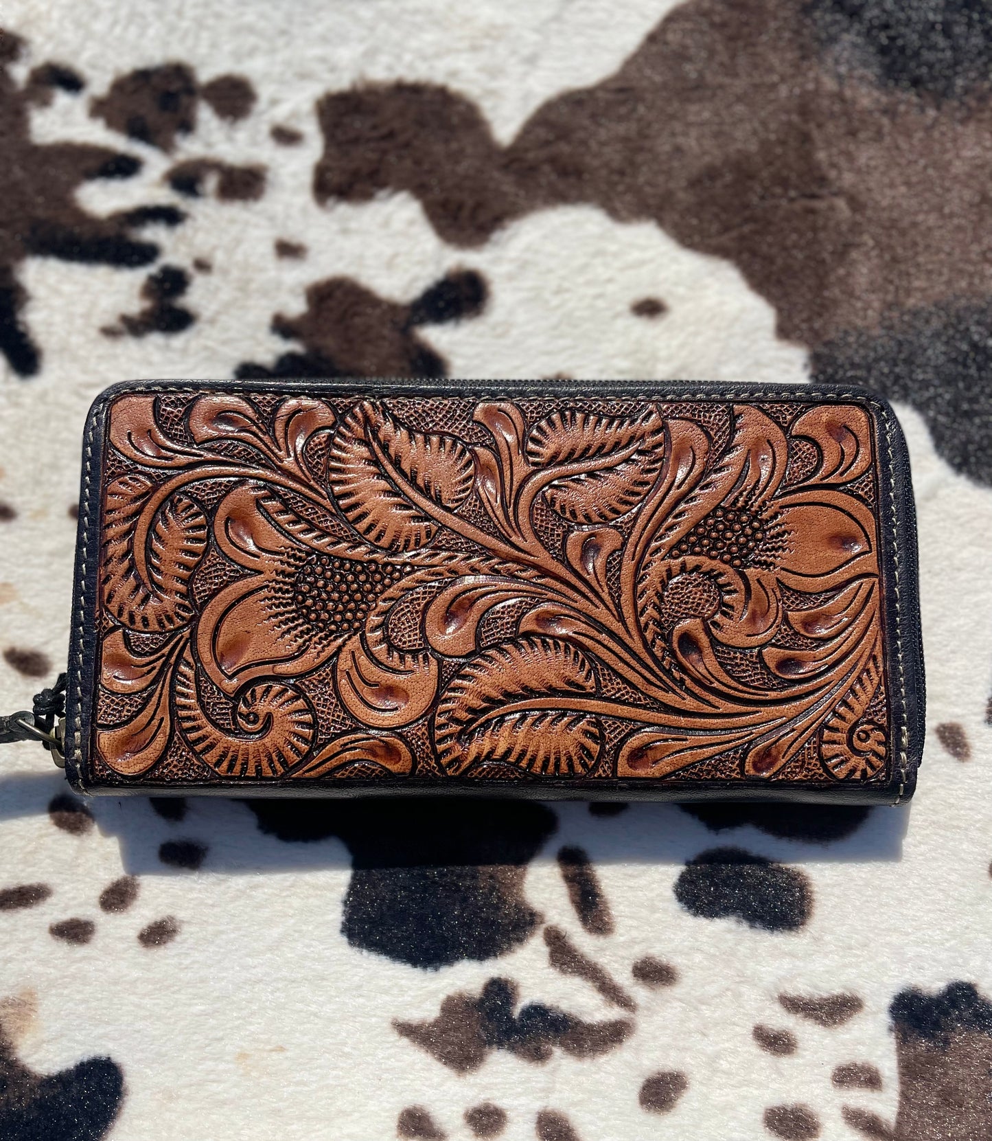 Tooled Leather Wallet