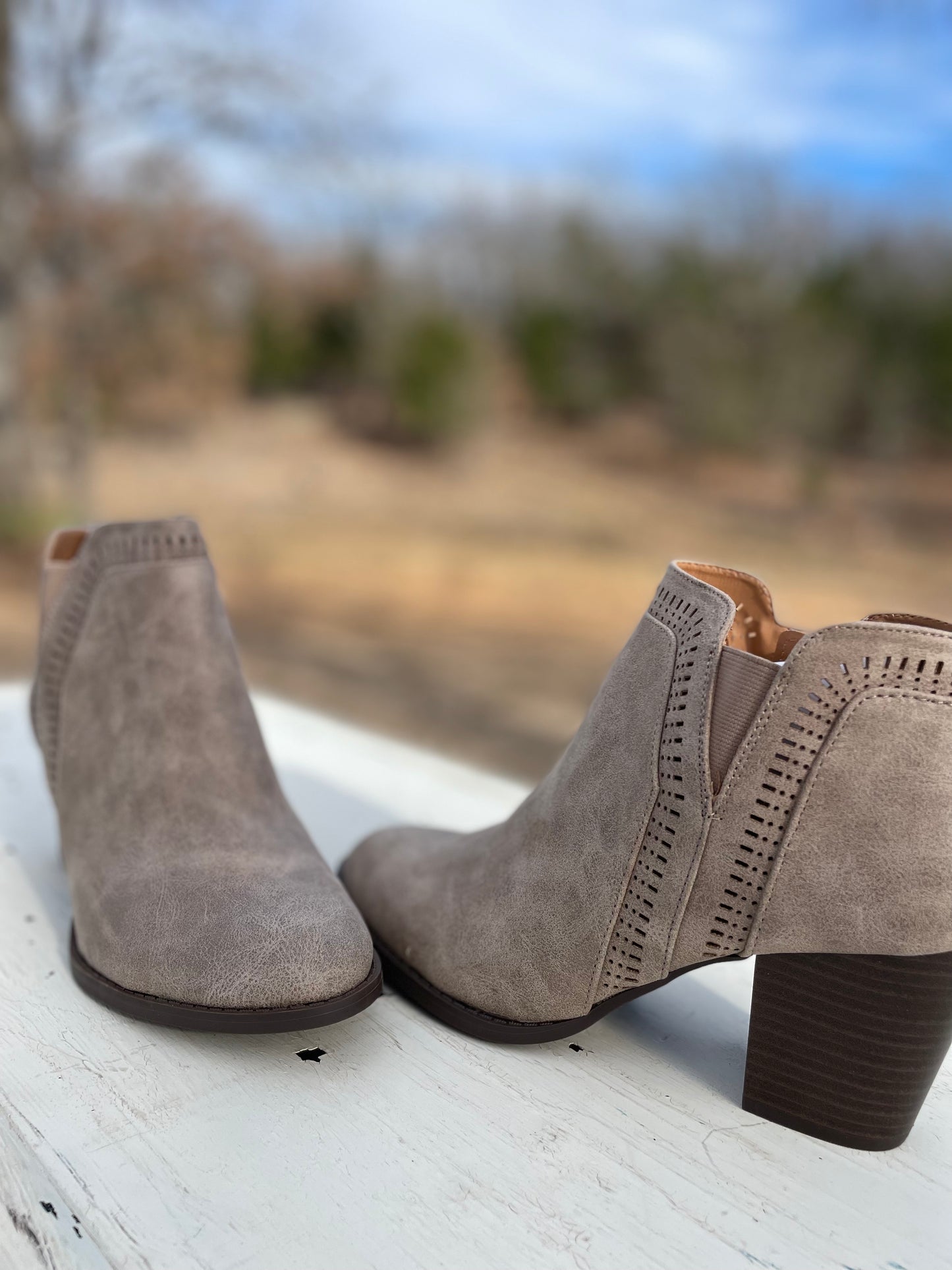 Taupe Booties